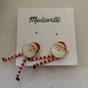 Santa earrings